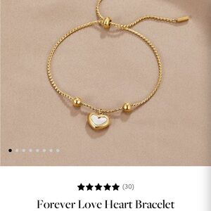 Gold Heart Bracelet